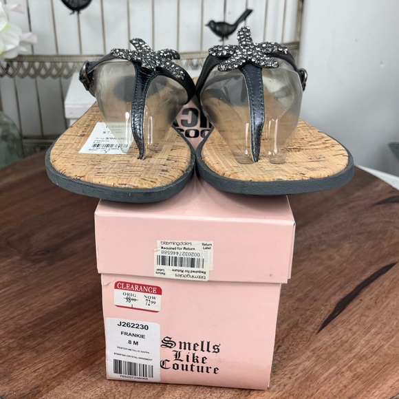 Choose Juicy Frankie Womens Slide Thong Sandals Size 8M. - Picture 8 of 8